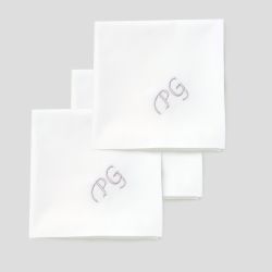 Set of 3 organic handkerchiefs ©philippegaber