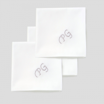 Set of 3 organic handkerchiefs