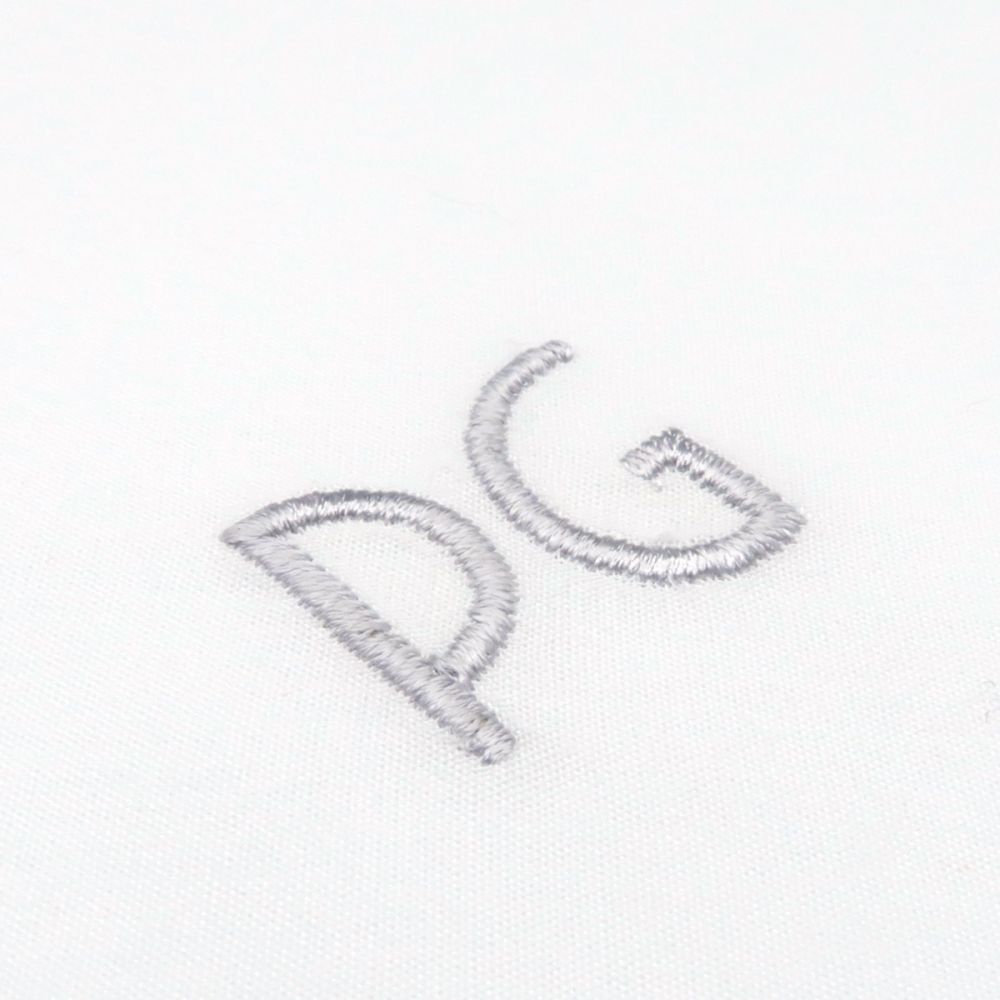 Embroidered organic handkerchief with monograms made in france