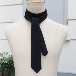 Gray sky handmade Necktie in Paris Philippe Gaber