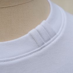 T-shirt blanc 3 plis made in France coton bio GOTS fabriqué à Paris depuis 2009 avec éthique par PhilippeGaber