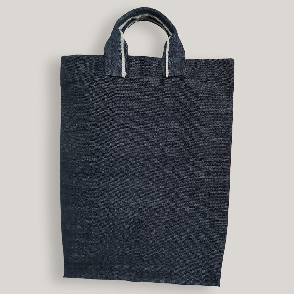 Organic cotton jeans bag made in Paris by philippegaber