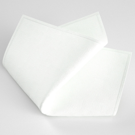 One Organic Handkerchief 30x30cm in a Organic Twill cotton Made in Paris by PhilippeGaber since 2009