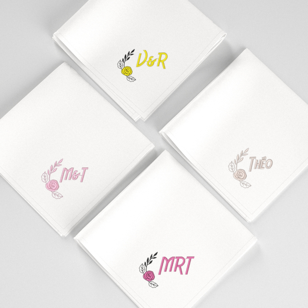 Personalized 2024 women's handkerchiefs