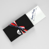 Organic Handkerchief customized with your name embroidered & Made in Paris France by PhilippeGaber