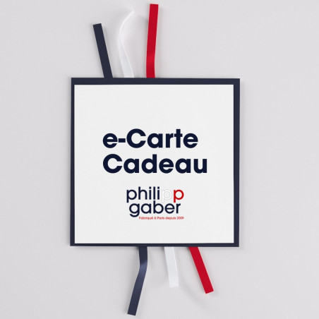 Offrez une Carte cadeau fabriquée à Paris  Philippe Gaber