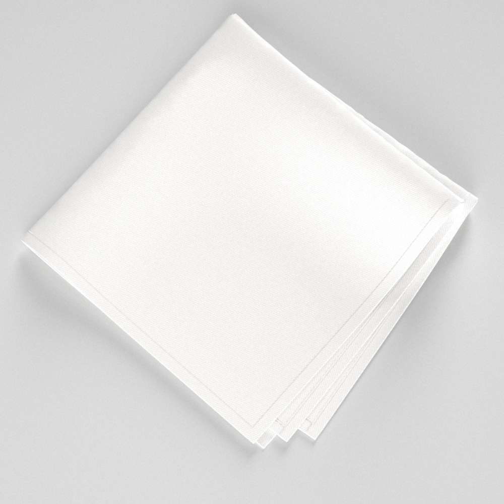 3 Organic handkerchief 30*30 cm Made in France