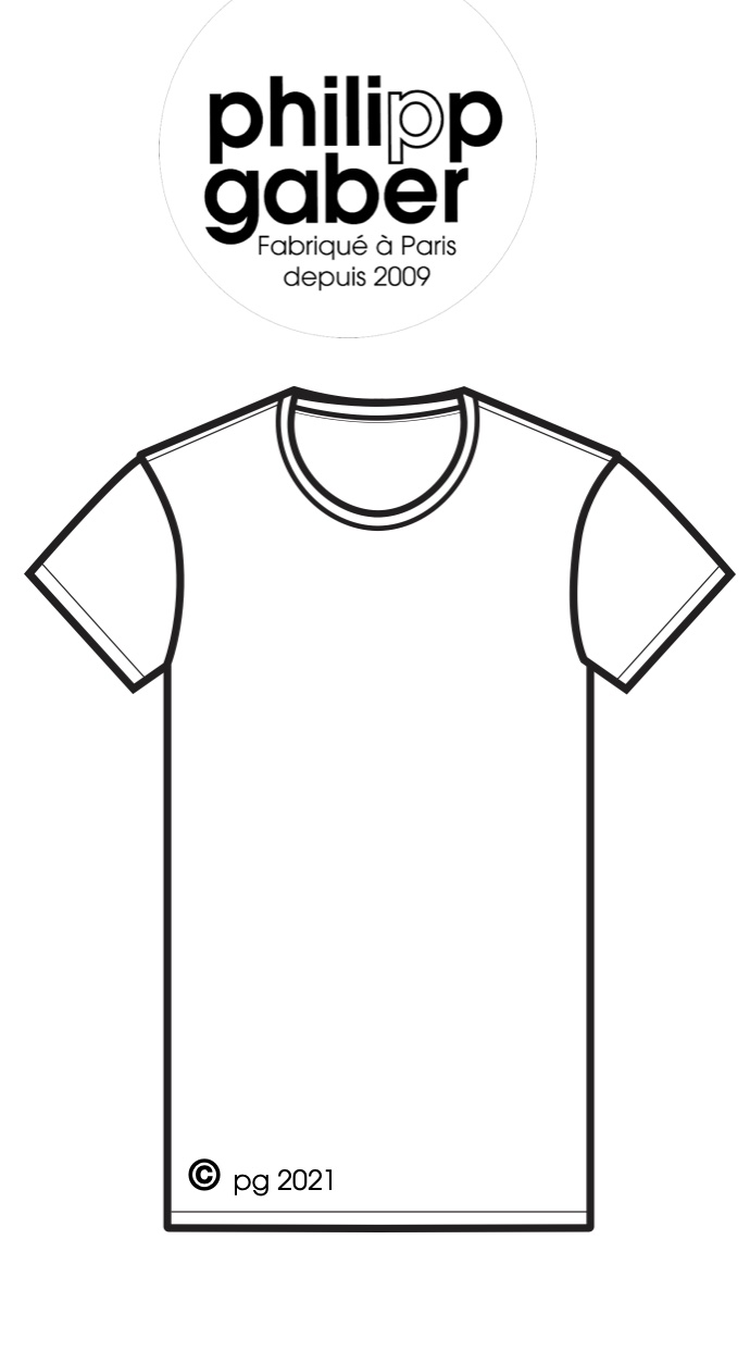 guide des tailles sweat-shirt fabriqués à paris philippegaber