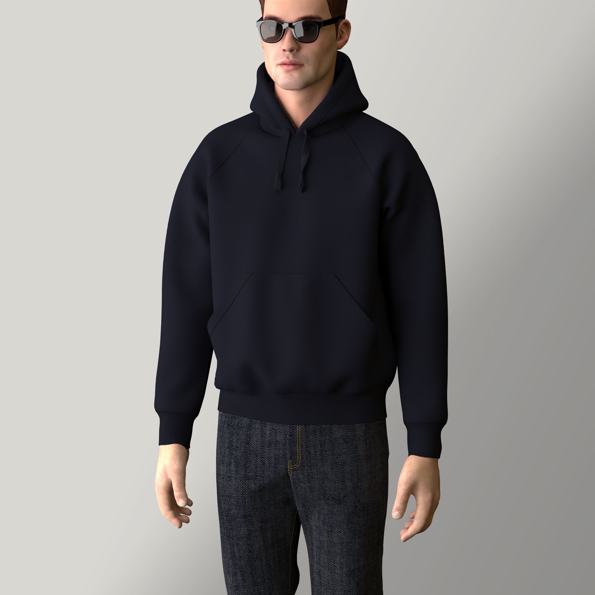 Sweat-shirt à capuche coton biologique fabriqué à Paris PhilippeGaber  Couleur Noir Taille sweatshirt XS-32